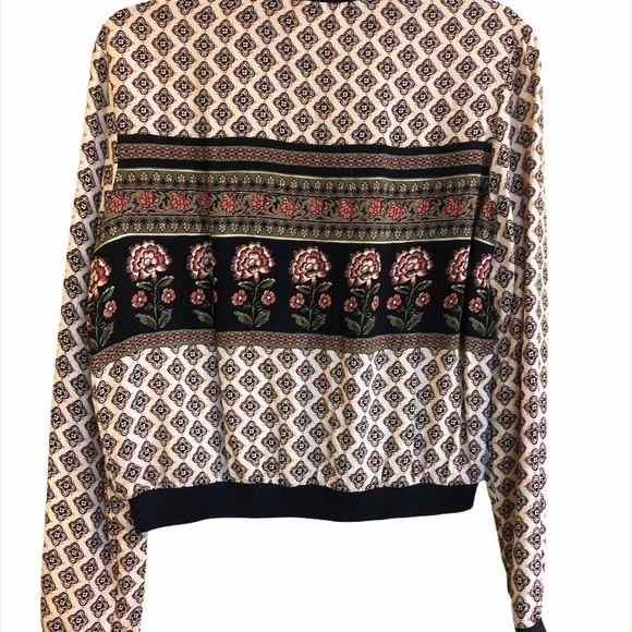 Print Lightweight Bomber Style Jacket - Picture 4 of 10